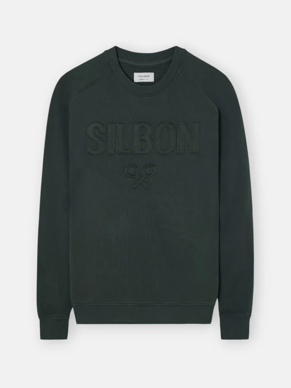 SUDADERA RANGLAN SILBON PATCH KHAKI