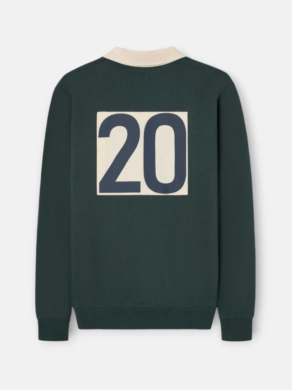 SUDADERA SILBON CUELLO POLO VERDE