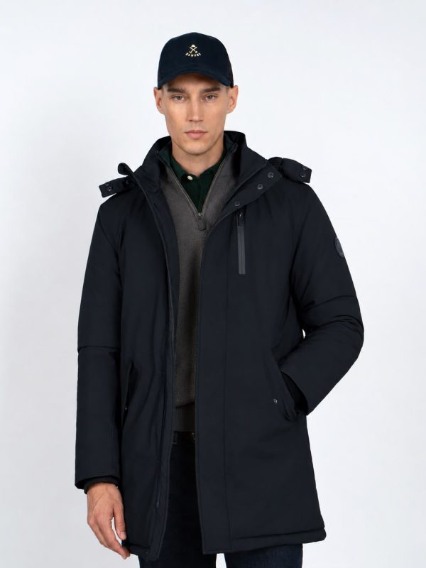 PARKA BALHAM BLACK STORM